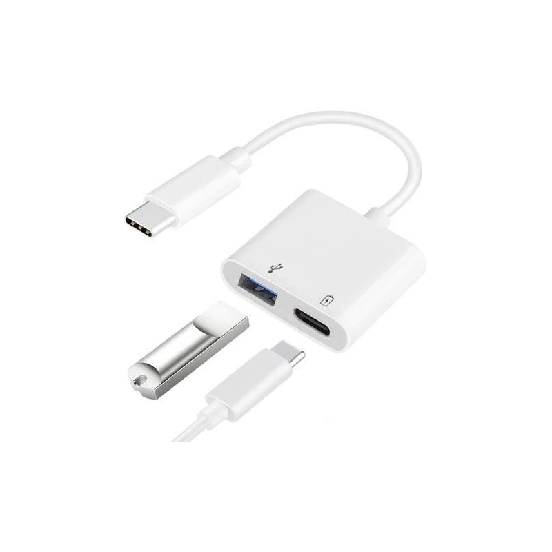Lightn-ing Male to USB Female Adapter OTG Charger Cable for ios Phone