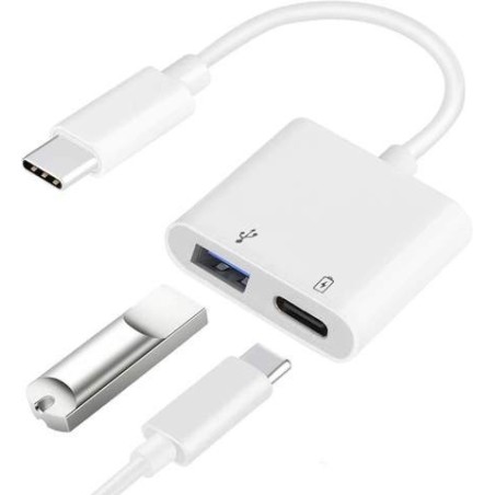 Lightn-ing Male to USB Female Adapter OTG Charger Cable for ios Phone