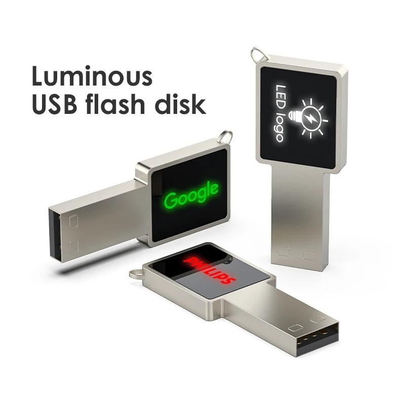 LED USB Flash Drive with LCD Display Screen