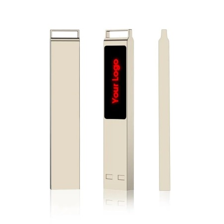 Thumb stick LED logo USB flash drive