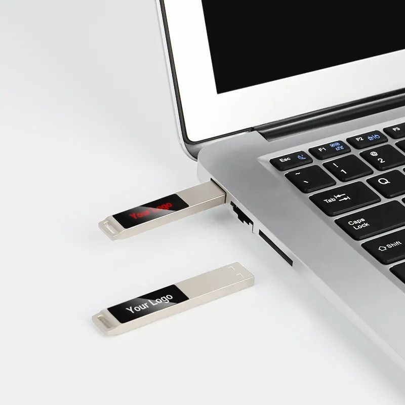 Exquisite Thumb Stick LED Logo USB Flash Drive