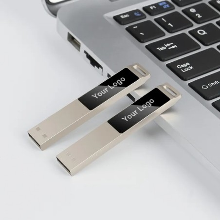 High quality compact thumb stick LED logo USB flash drive