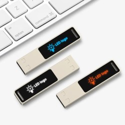 compact thumb stick LED logo USB flash drive