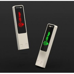 High quality compact thumb stick LED logo USB flash drive
