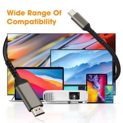 USB Type C Male to HDMI Connection Cable Male