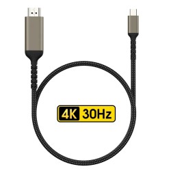 USB Type C Male to HDMI Connection Cable Male