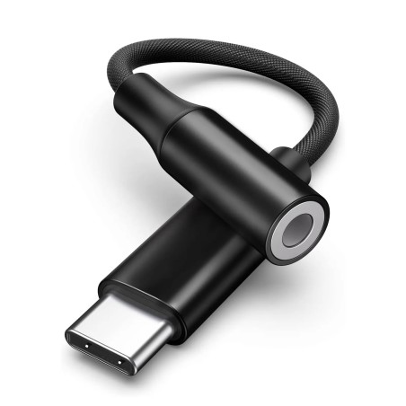 Phone Headphone Adapter To 3.5mm Aux Audio Jack With Microphone Earphones Headset DAC